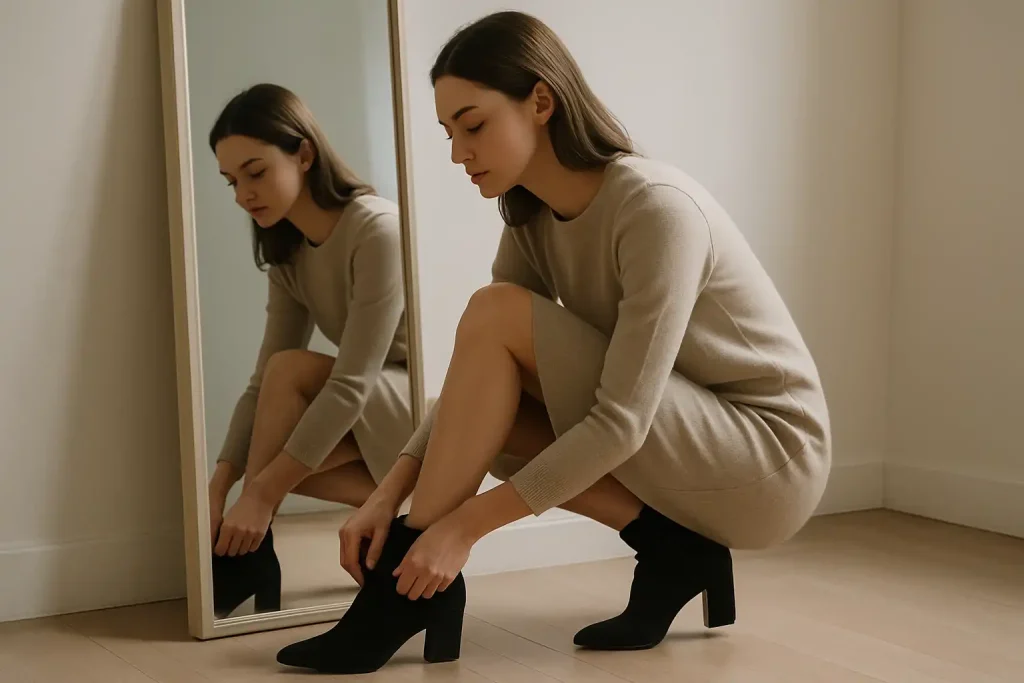 Comment marcher avec des bottines à talon sans douleur ?