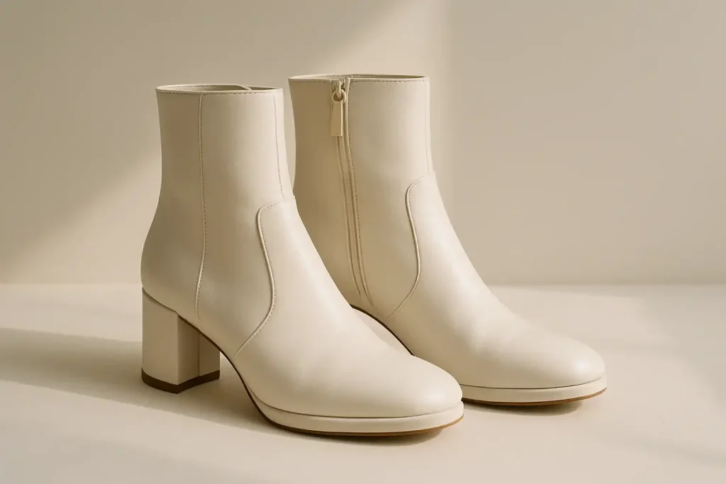 Comment porter des bottines blanches sans fausse note ?