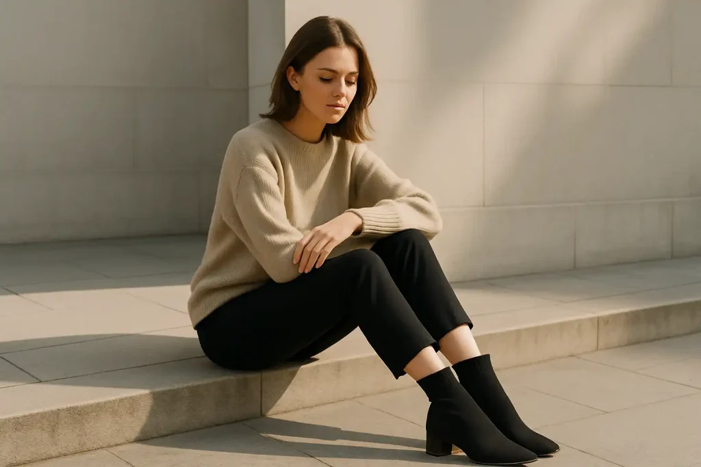 Comment porter les bottines chaussettes avec style ?