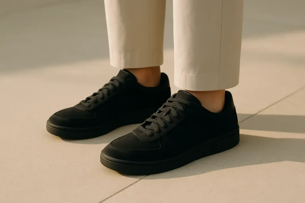 Pourquoi les baskets noires sont un essentiel du dressing ?