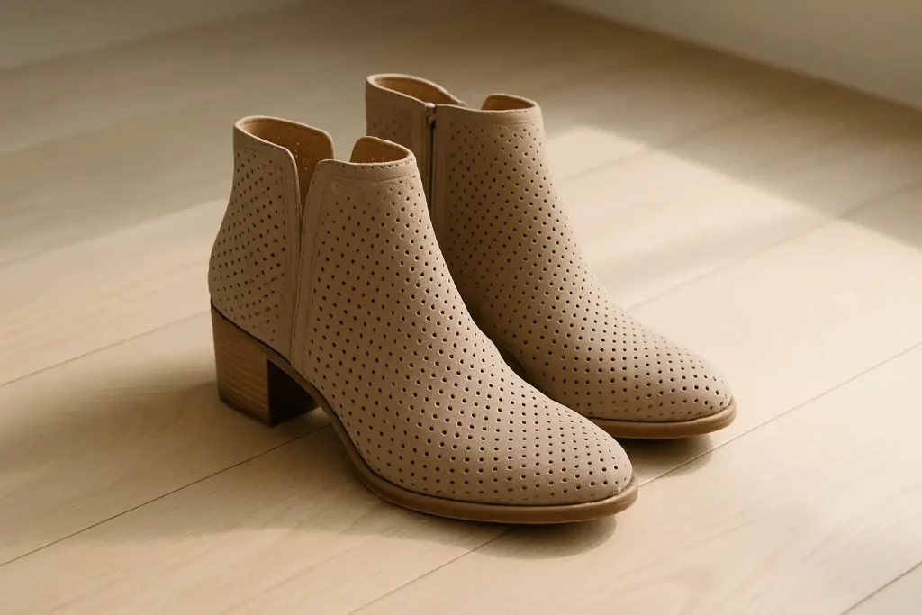 Les bottines perforées sont-elles pratiques par temps frais ?