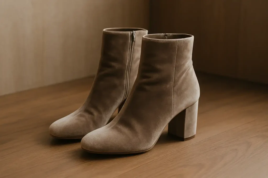 Comment entretenir des bottines en velours sans les abîmer ?