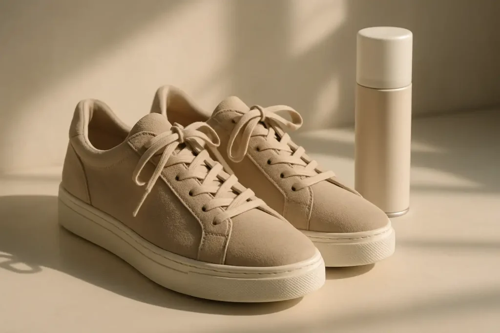 Comment imperméabiliser des baskets en daim ?