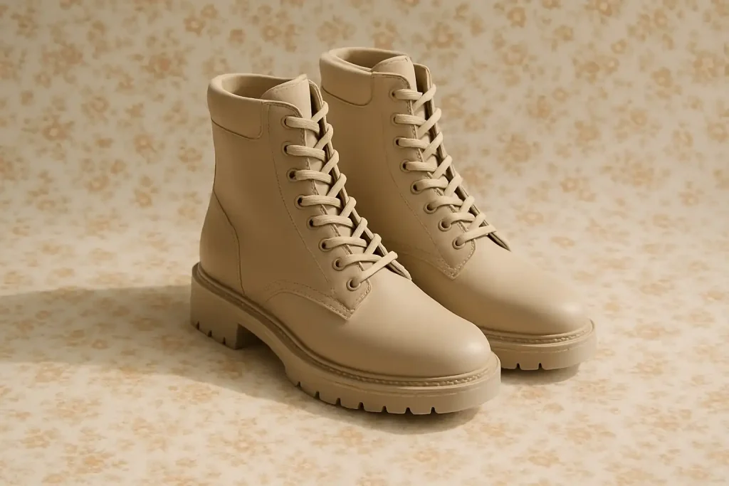 Comment porter des bottes beiges au retour du soleil ?