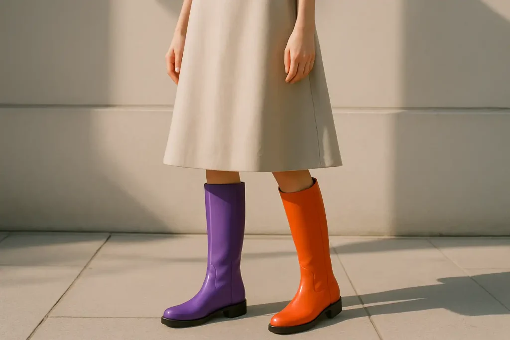 Comment adopter des bottes colorées sans exagérer ?