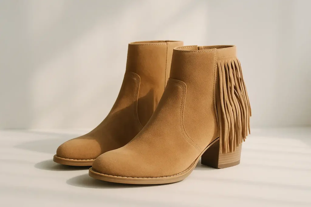 Comment intégrer les bottes à franges dans une tenue moderne ?