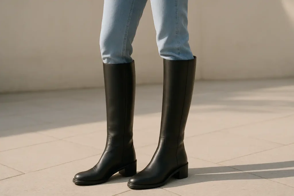 Comment bien porter des bottes hautes sans effet tassé ?