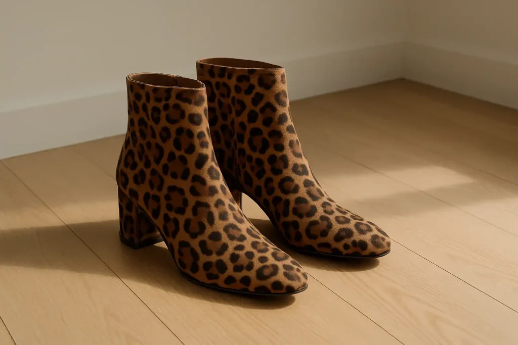 Comment dompter le motif léopard sur ses bottines ?
