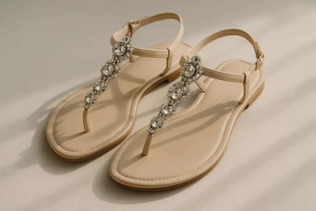 Comment porter des sandales bijoux sans en faire trop ?