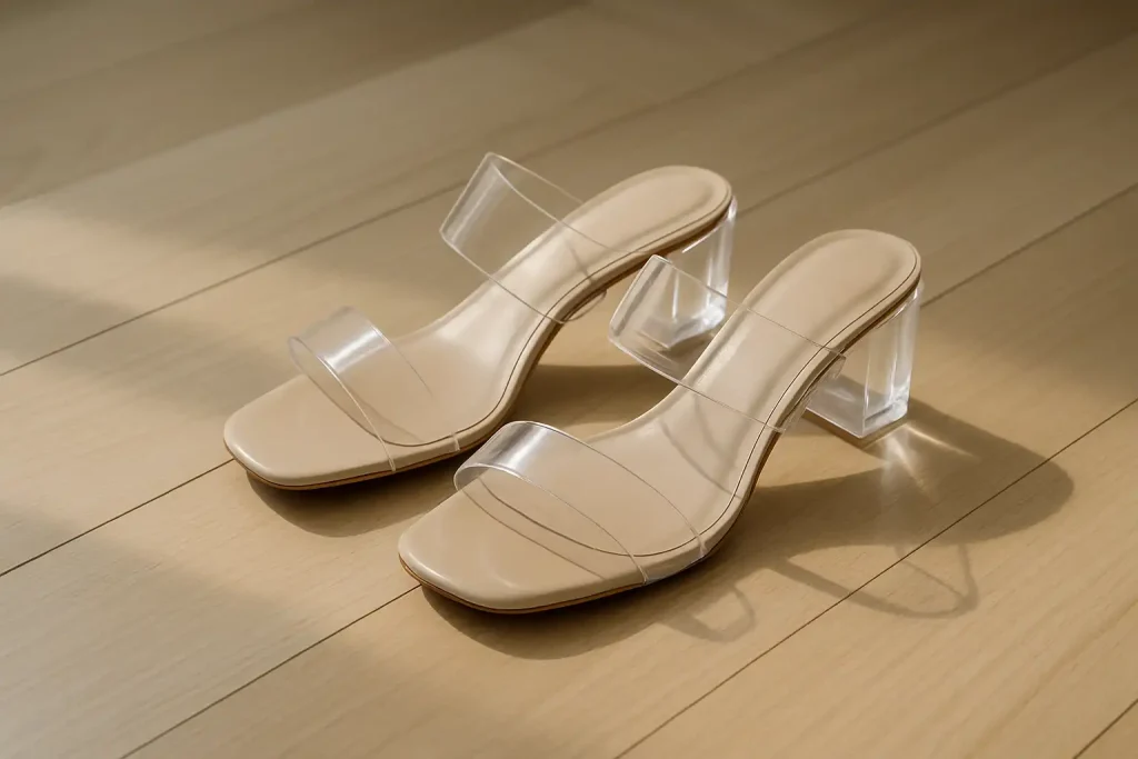Les sandales transparentes sont-elles confortables ?