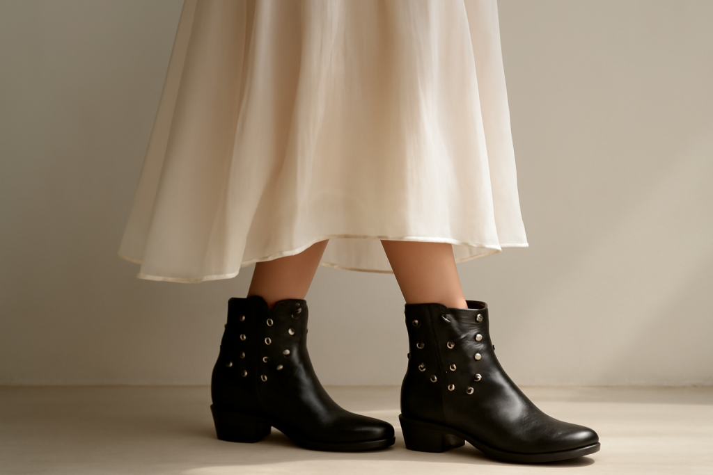 Comment adoucir des bottes cloutées pour un look printanier ?