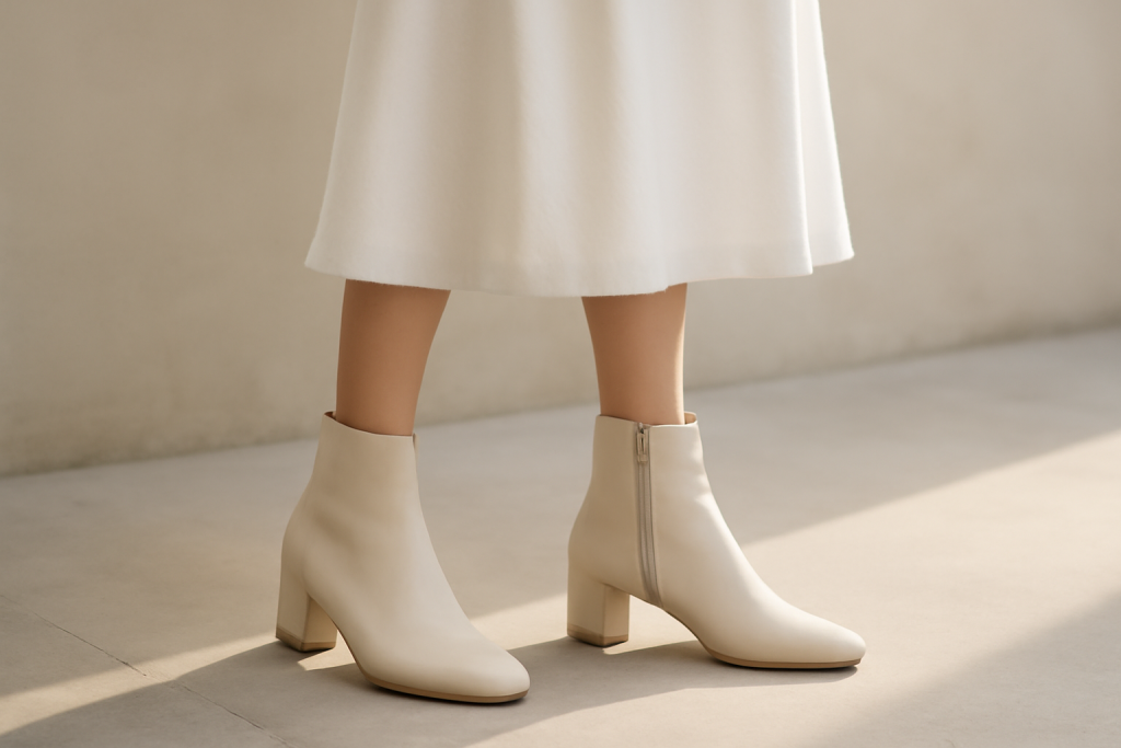 Comment styliser des bottines claires pendant l’été ?