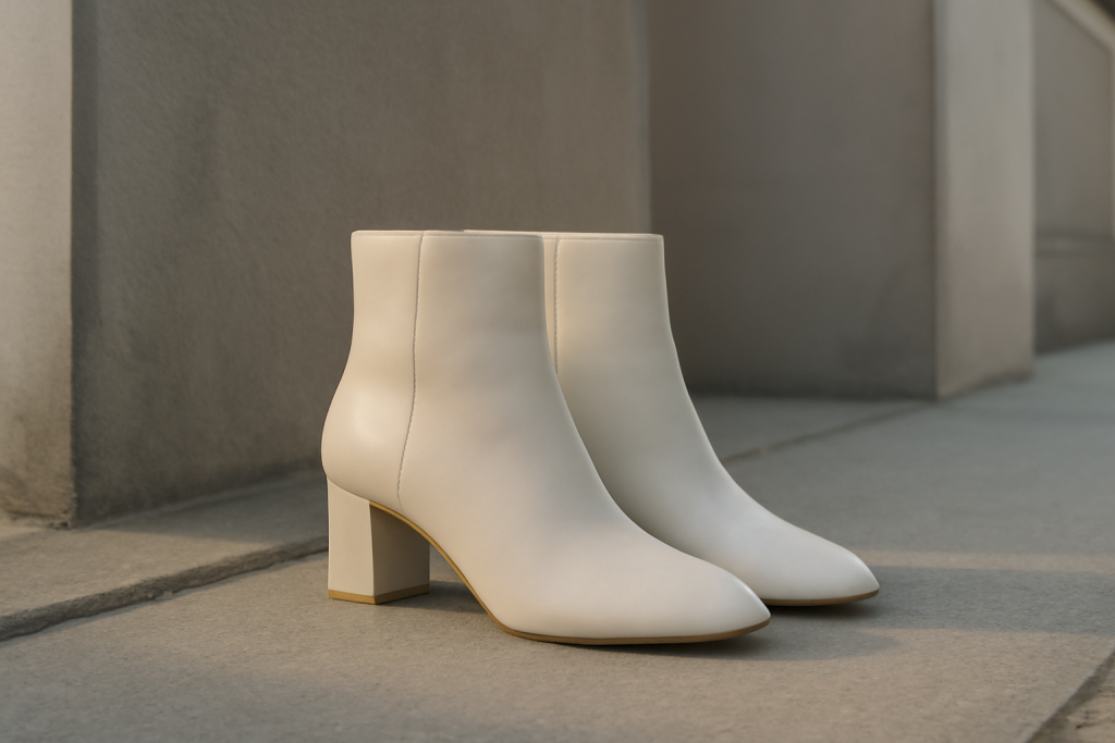 Comment porter des bottes blanches légères en été ?