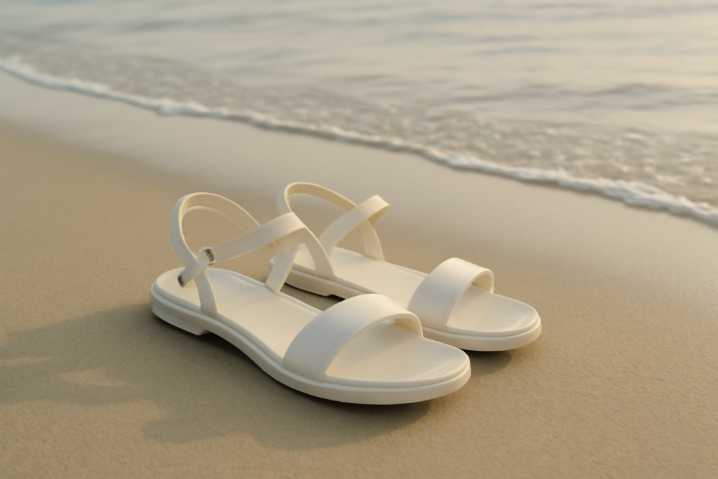 Comment garder ses sandales blanches impeccables en vacances ?