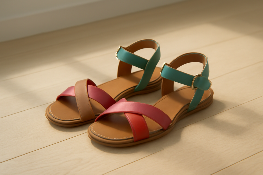 Comment assortir ses sandales colorées à sa garde-robe d’été ?
