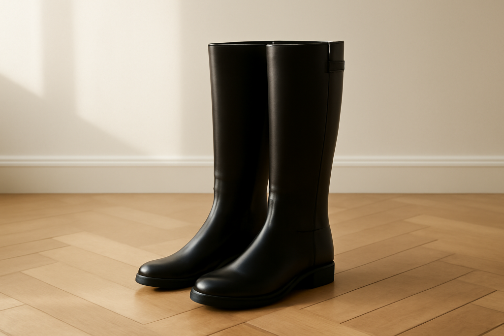 Comment moderniser les bottes cavalières noires ?