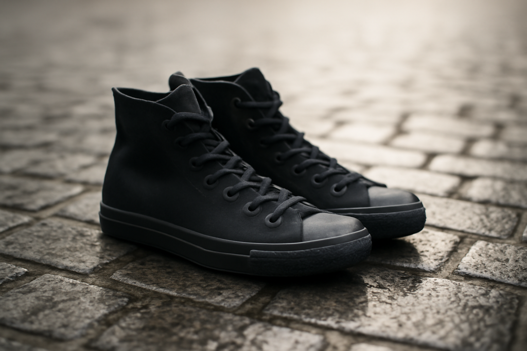 Pourquoi les baskets montantes noires restent un basique d’hiver ?