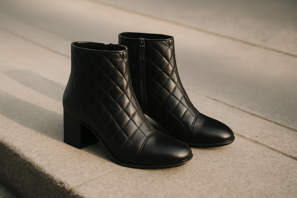 Les bottines matelassées noires sont-elles toujours tendance ?