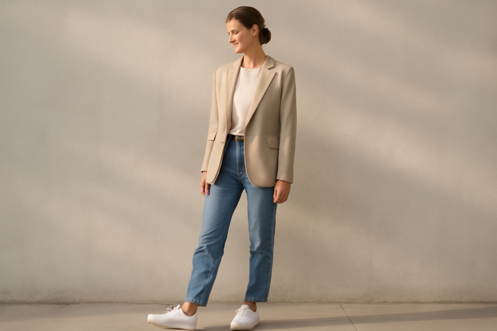 Quelles pièces associer à des baskets blanches pour un look soigné ?