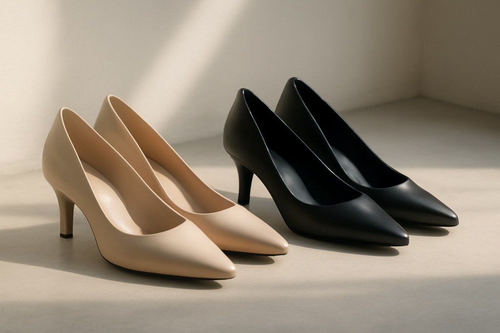 Escarpins pointus ou ronds : lesquels allongent la jambe ?
