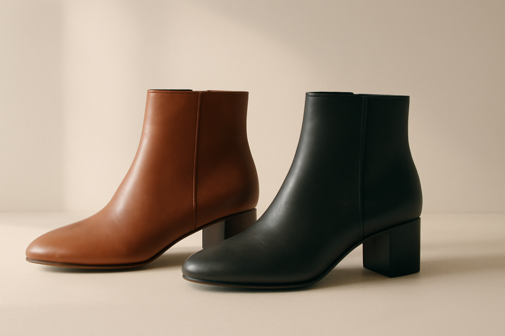 Quel type de bottines privilégier pour affiner la cheville ?