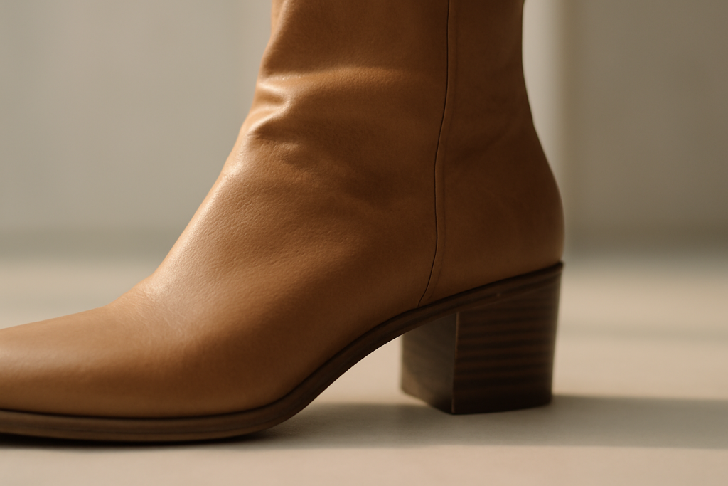 Pourquoi mes bottines marquent-elles au talon ?