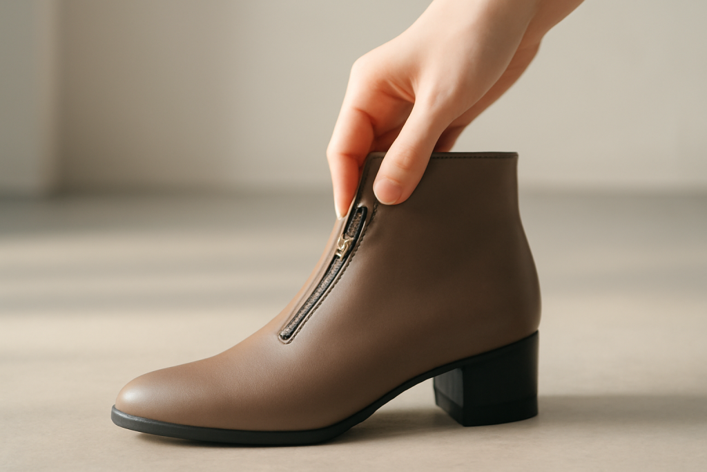 Pourquoi choisir des bottines à zip pour gagner du temps ?