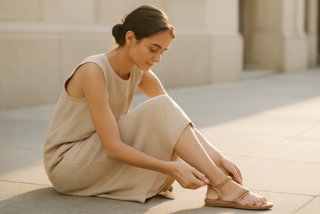 Quelles sandales apporteront une touche chic à une tenue décontractée ?