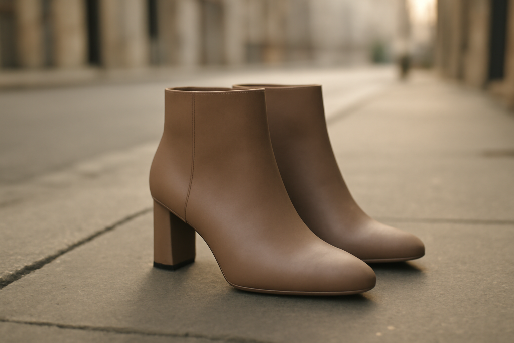 Quel talon choisir pour des bottines confortables toute la journée ?