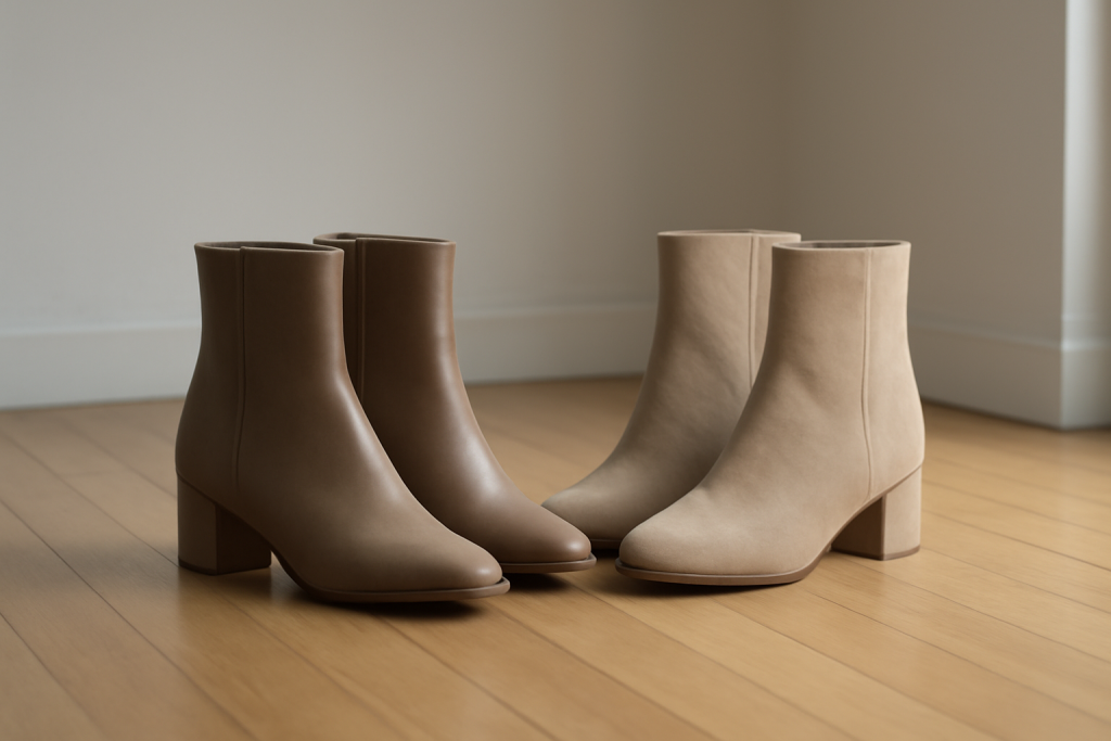 Bottines compensées ou à talon bloc : lesquelles favorisent le confort ?