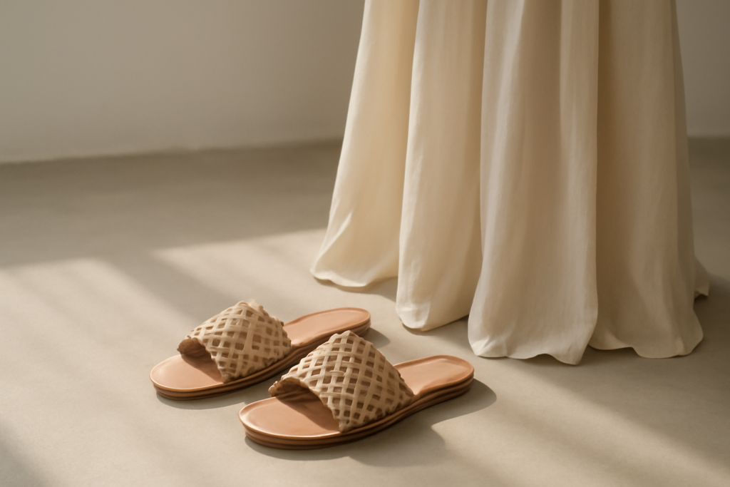 Quelles sandales apportent une touche bohème à une tenue de cérémonie ?