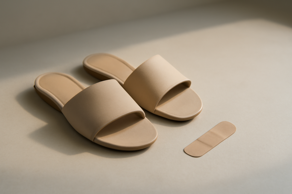 Pourquoi mes sandales frottent-elles au talon et comment y remédier ?