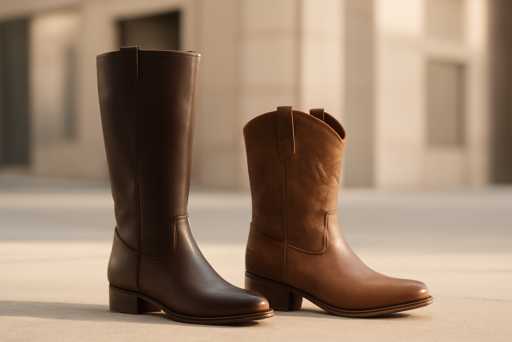Bottes cavalières ou western : laquelle apporte le plus de caractère ?