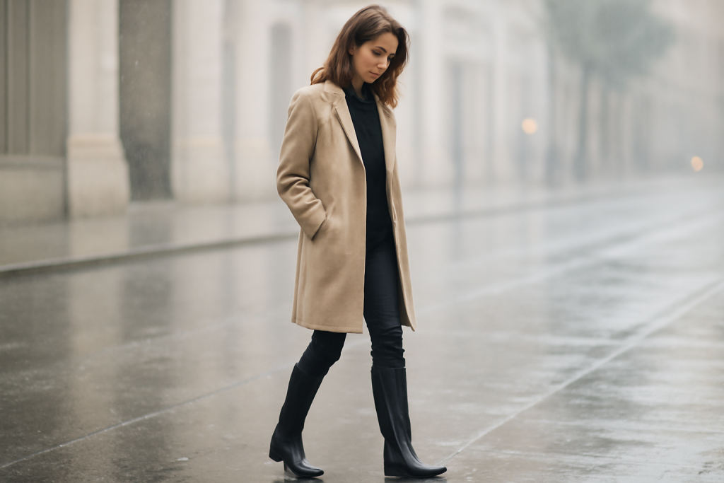 Bottes hautes ou mi-hautes : lesquelles restent élégantes sous la pluie ?