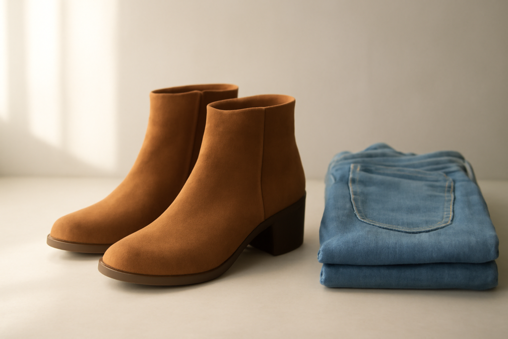 Quelle coupe de bottines apporte du caractère à un jean ?