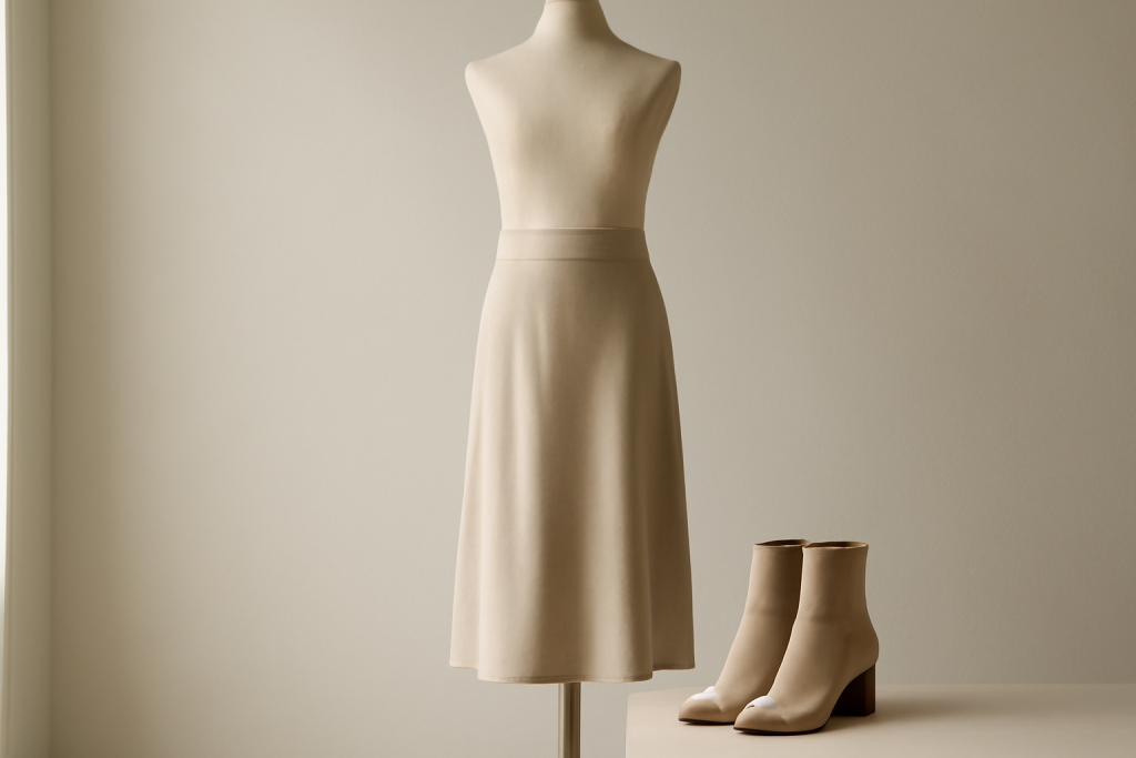 Quelles bottines associer à une jupe midi pour un look moderne ?
