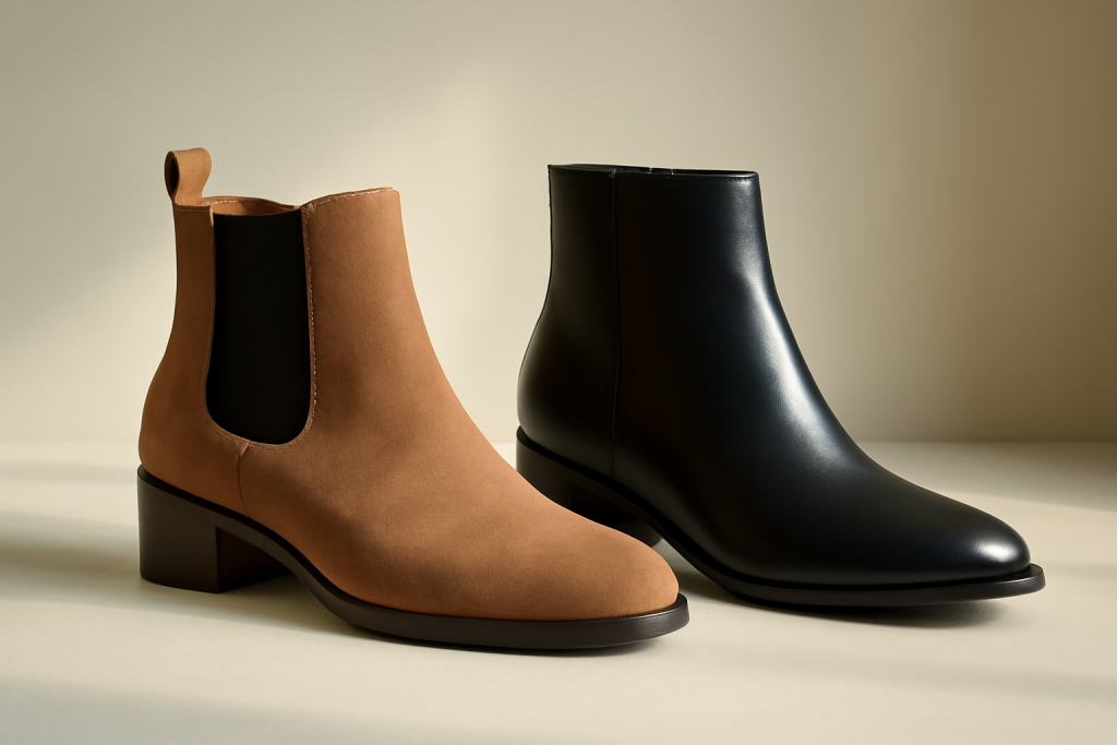 Bottines à talon ou plates : lesquelles flattent une cheville large ?