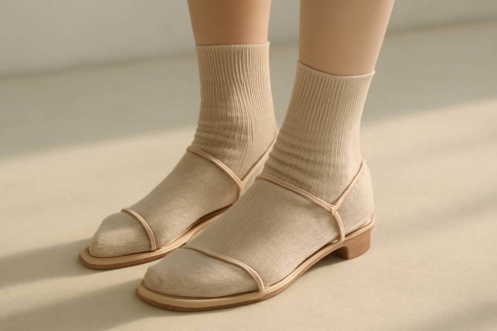 Peut-on porter des sandales fines avec des chaussettes élégantes ?