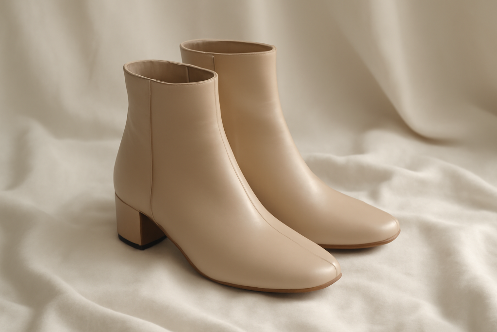 Avec quels produits raviver des bottines en cuir clair ?