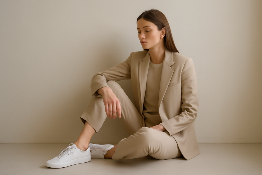 Comment intégrer des baskets minimalistes au bureau ?