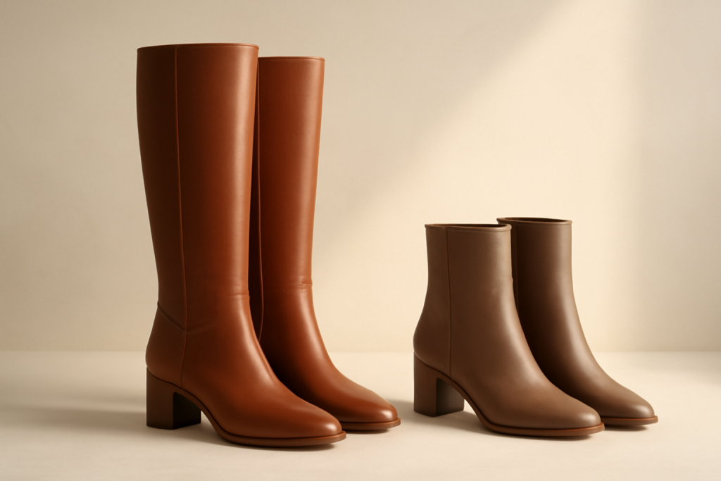 bHaute ou mi-haute : quelles bottes choisir selon ma garde-robe ?
