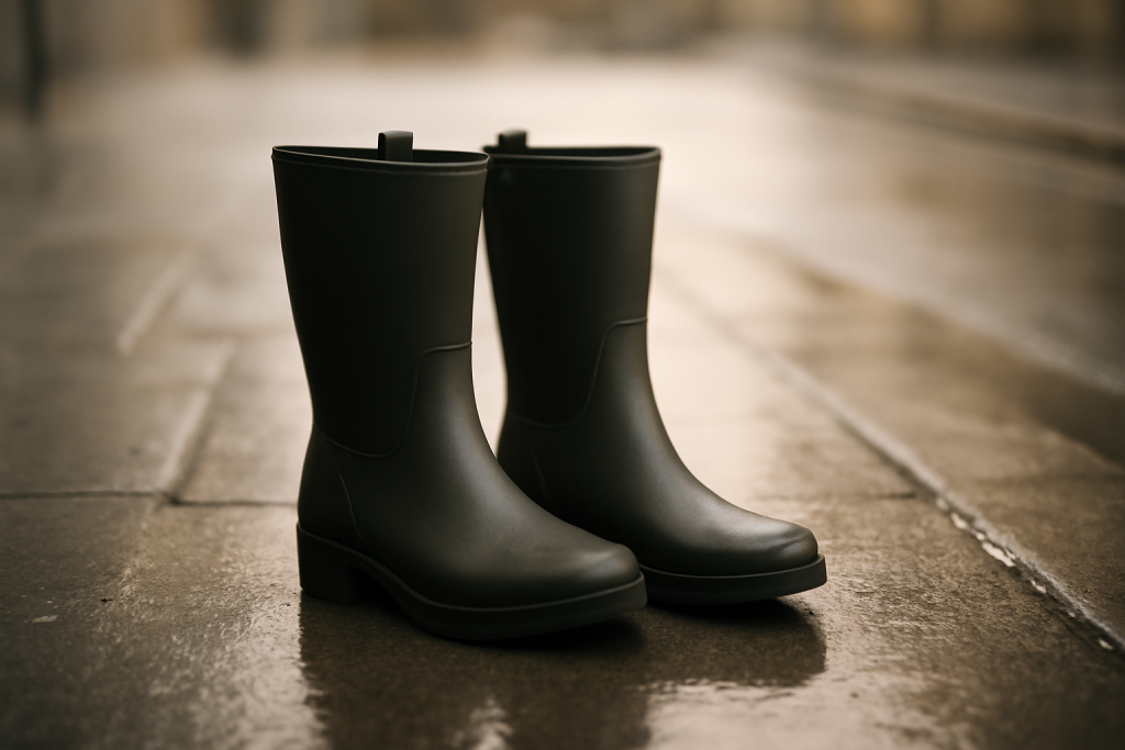 Bottes imperméables : comment rester élégante sous la pluie ?