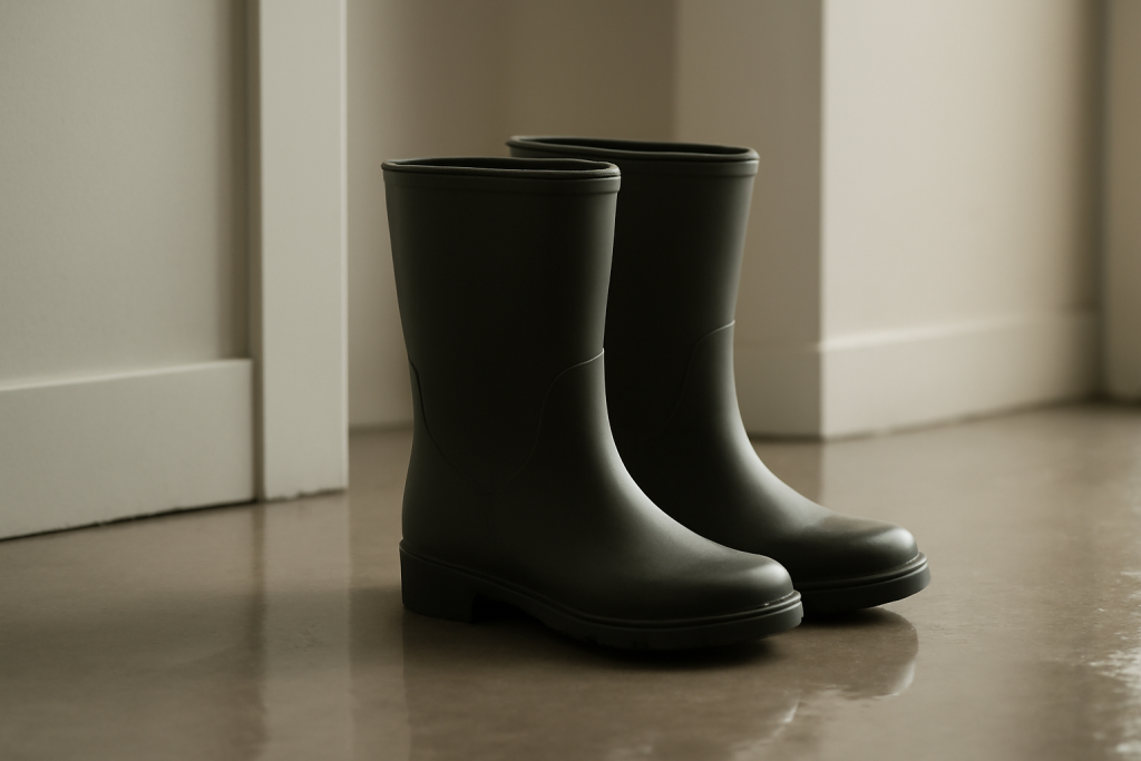 Peut-on rester élégante avec des bottes de pluie ?