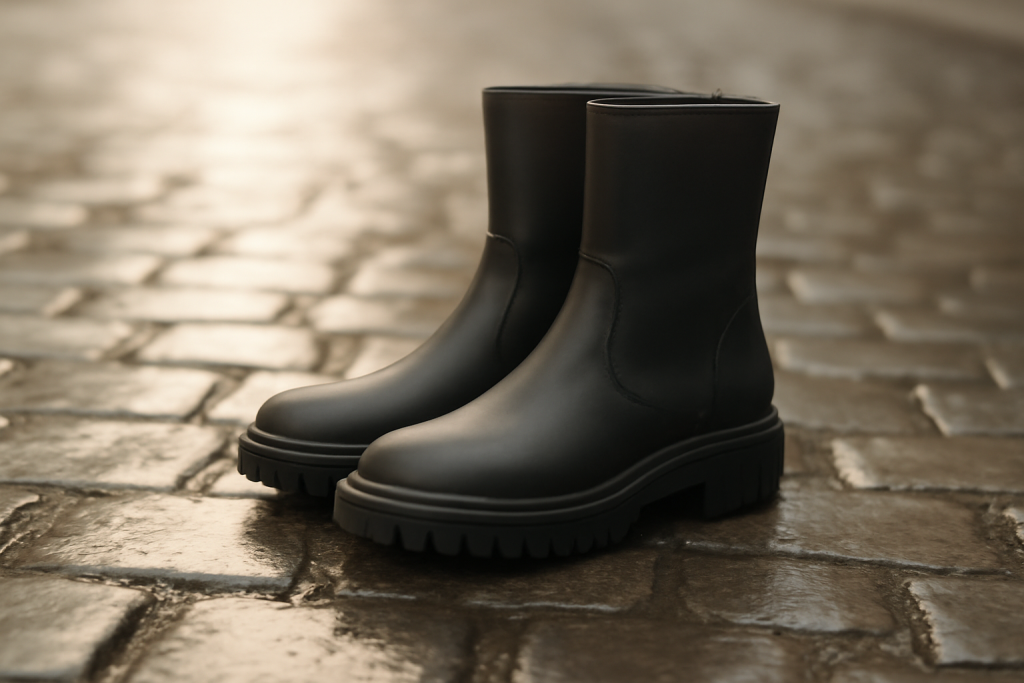 Bottes à semelle crantée : quels avantages pour la ville ?