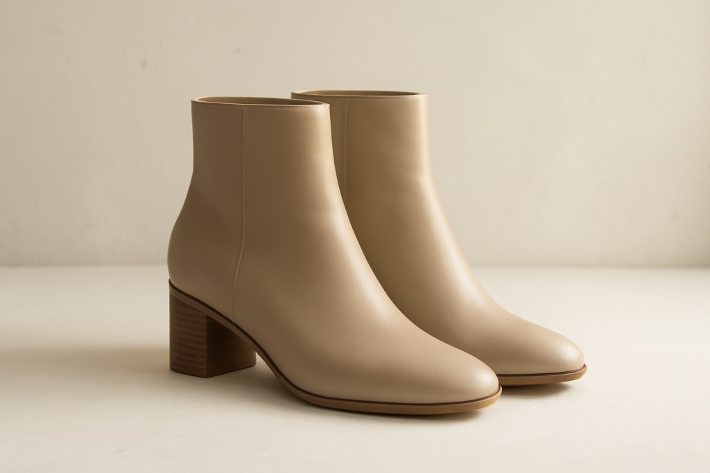 Quelle coupe de bottines favorise un look minimaliste ?