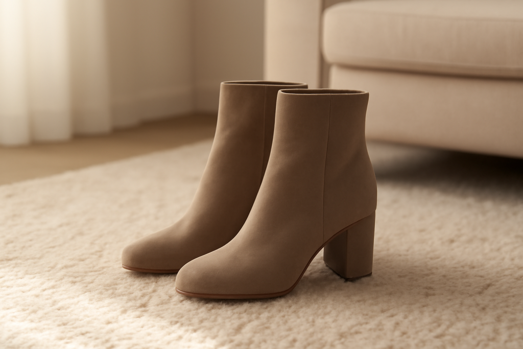 Quel talon choisir pour des bottines confortables toute la journée ?