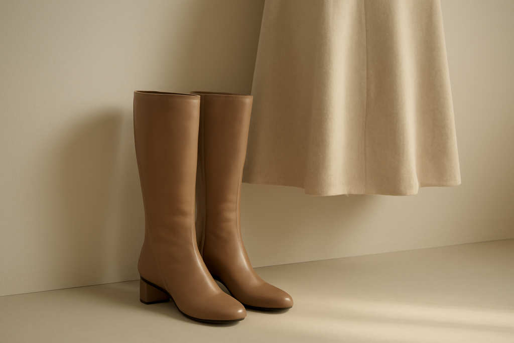 Pourquoi choisir des bottes à tige haute pour structurer une tenue ?