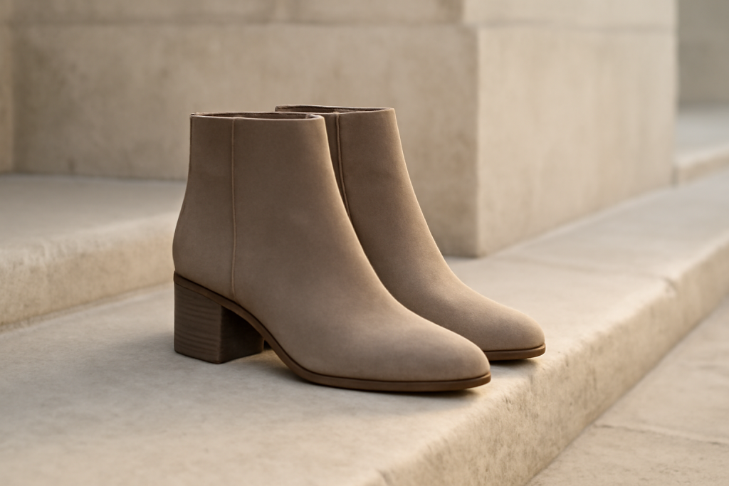 Bottines à talon bloc ou compensées : laquelle est la plus stable ?