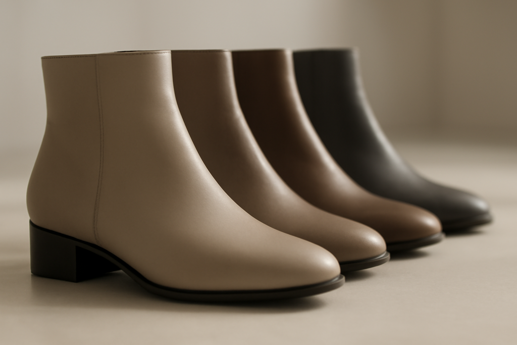 Quel type de bout choisir pour des bottines polyvalentes ?