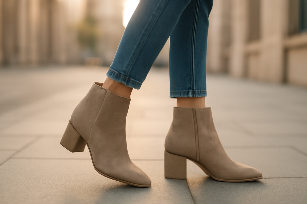Quel talon choisir pour des bottines portées toute la journée ?